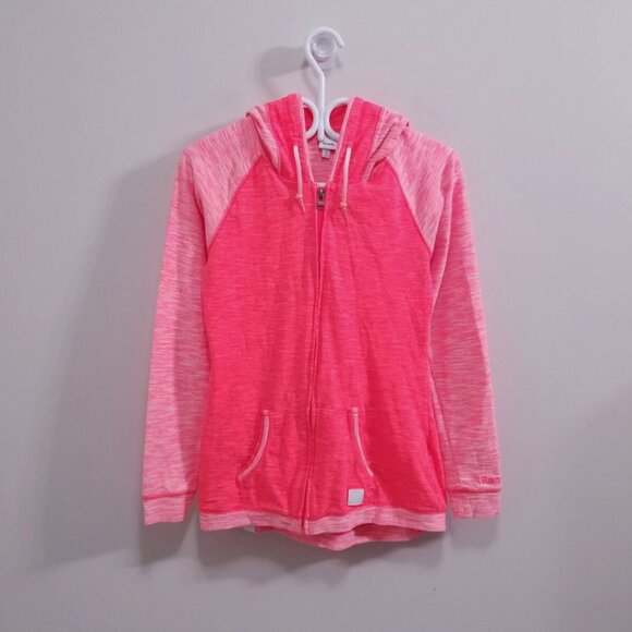 Bench Pink  2 Tone Zipper Sweater Size Small Running Hoodie Jacket Athletic - Picture 2 of 11